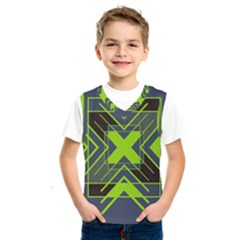 Abstract Geometric Design    Kids  Basketball Tank Top by Eskimos