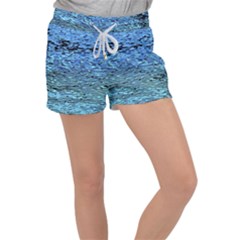 Blue Waves Flow Series 2 Velour Lounge Shorts by DimitriosArt