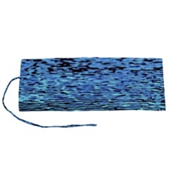 Blue Waves Flow Series 2 Roll Up Canvas Pencil Holder (s) by DimitriosArt
