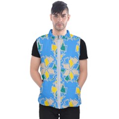 Abstract Pattern Geometric Backgrounds   Men s Puffer Vest by Eskimos
