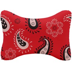 Floral Pattern Paisley Style Paisley Print   Seat Head Rest Cushion by Eskimos