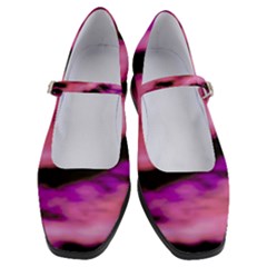 Pink  Waves Flow Series 2 Women s Mary Jane Shoes by DimitriosArt