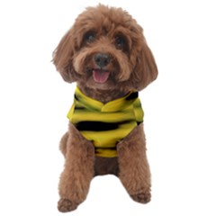 Yellow Waves Flow Series 1 Dog Sweater by DimitriosArt