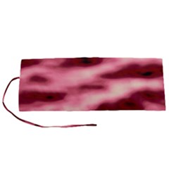 Pink  Waves Flow Series 5 Roll Up Canvas Pencil Holder (s) by DimitriosArt