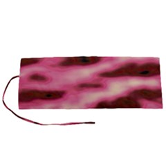 Pink  Waves Flow Series 6 Roll Up Canvas Pencil Holder (s) by DimitriosArt