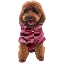 Pink  Waves Flow Series 6 Dog Coat by DimitriosArt