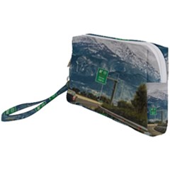 Landscape Highway Scene, Patras, Greece Wristlet Pouch Bag (small) by dflcprintsclothing
