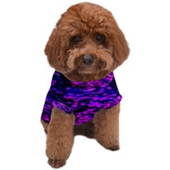 Magenta Waves Flow Series 1 Dog T-shirt by DimitriosArt