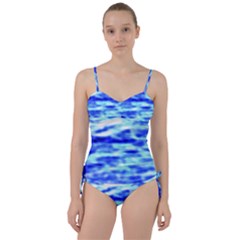 Blue Waves Flow Series 5 Sweetheart Tankini Set by DimitriosArt