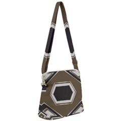 Abstract Pattern Geometric Backgrounds   Zipper Messenger Bag by Eskimos