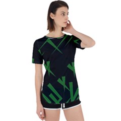 Abstract Pattern Geometric Backgrounds   Perpetual Short Sleeve T-shirt by Eskimos