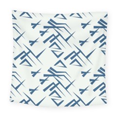 Abstract Pattern Geometric Backgrounds   Square Tapestry (large) by Eskimos