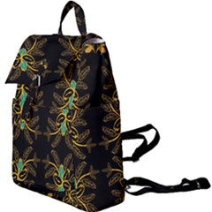 Floral Folk Damask Pattern  Buckle Everyday Backpack by Eskimos