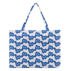 Abstract Waves Medium Tote Bag by SychEva