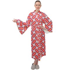 Abstract Cookies Maxi Velour Kimono by SychEva