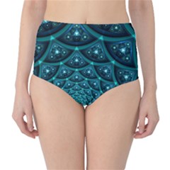 Fractal Classic High-waist Bikini Bottoms by Sparkle