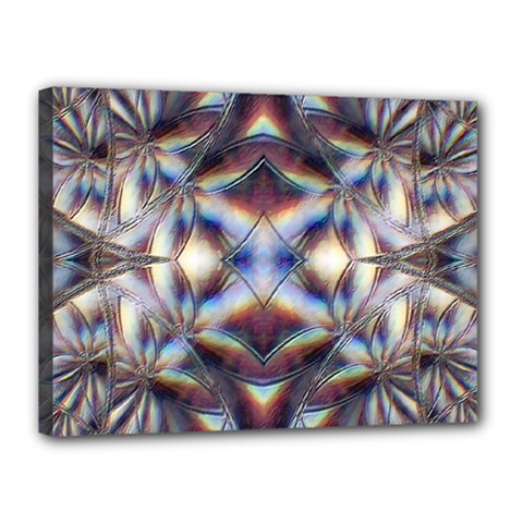 Diamonds And Flowers Canvas 16  X 12  (stretched) by MRNStudios