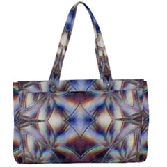 Diamonds And Flowers Canvas Work Bag by MRNStudios