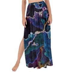 Oil Slick Maxi Chiffon Tie-up Sarong by MRNStudios