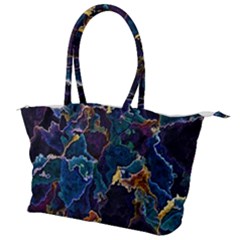 Oil Slick Canvas Shoulder Bag by MRNStudios