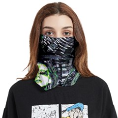 Dubstep Alien Face Covering Bandana (two Sides) by MRNStudios