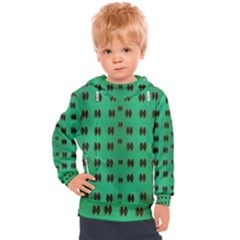Butterflies In Fresh Green Environment Kids  Hooded Pullover by pepitasart
