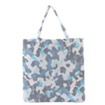 Camouflageblancbleu Grocery Tote Bag