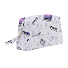 Computer Work Wristlet Pouch Bag (medium) by SychEva