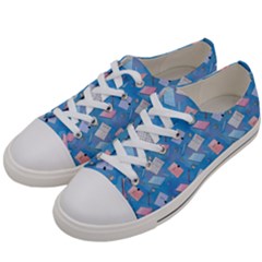 Notepads Pens And Pencils Men s Low Top Canvas Sneakers by SychEva