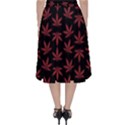 Weed Pattern Classic Midi Skirt View2