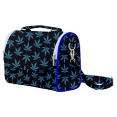 Weed Pattern Satchel Shoulder Bag by Valentinaart