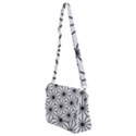 Black and white pattern Shoulder Bag with Back Zipper View2