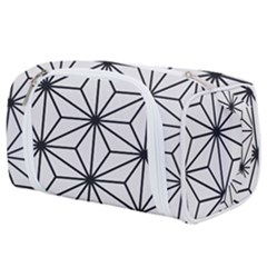 Black And White Pattern Toiletries Pouch by Valentinaart