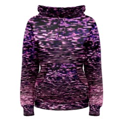 Purple  Waves Abstract Series No2 Women s Pullover Hoodie by DimitriosArt