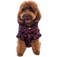 Pink  Waves Flow Series 11 Dog Coat by DimitriosArt