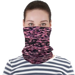 Pink  Waves Flow Series 11 Face Seamless Bandana (adult) by DimitriosArt