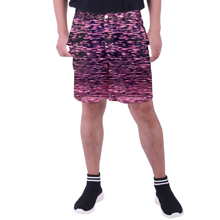 Pink  waves flow series 11 Men s Pocket Shorts