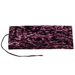 Pink  Waves Flow Series 11 Roll Up Canvas Pencil Holder (s) by DimitriosArt