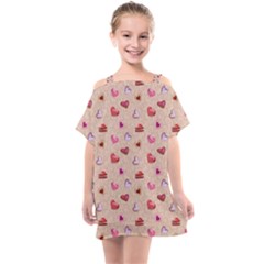 Sweet Heart Kids  One Piece Chiffon Dress by SychEva