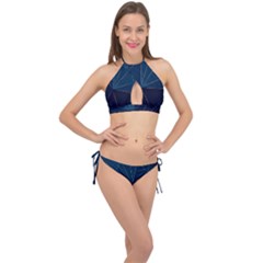 Luxda No 1 Cross Front Halter Bikini Set by HWDesign