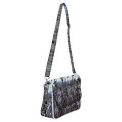 At The Lake Shoulder Bag With Back Zipper by DimitriosArt