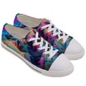 Colorful mountains Men s Low Top Canvas Sneakers View3