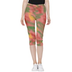 Artflow  Inside Out Lightweight Velour Capri Leggings  by Littlebird