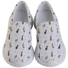 Cute Rabbit Kids Lightweight Slip Ons by SychEva