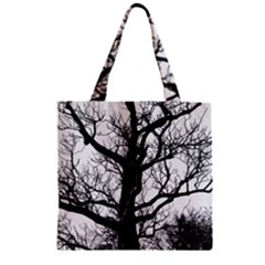 Shadows In The Sky Zipper Grocery Tote Bag