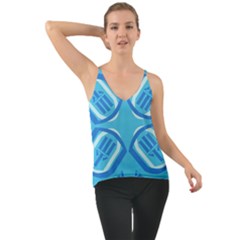 Abstract Pattern Geometric Backgrounds   Chiffon Cami by Eskimos