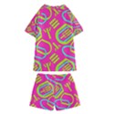 Abstract pattern geometric backgrounds   Kids  Swim Tee and Shorts Set View2