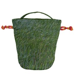 Green Carpet Drawstring Bucket Bag by DimitriosArt