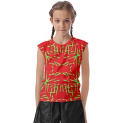 Abstract Pattern Geometric Backgrounds   Kids  Raglan Cap Sleeve Tee by Eskimos