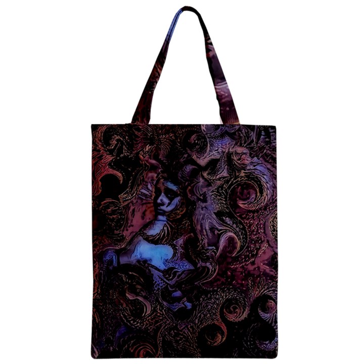 Boho Cthulu Zipper Classic Tote Bag